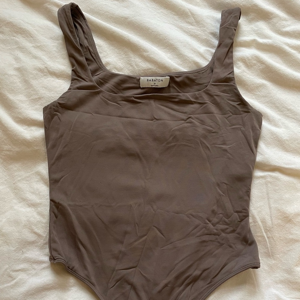 Babaton Contour Bodysuit Tank - Brown